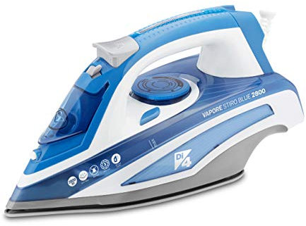 Di4 Stiro Blue 2800 Plancha de vapor con triple sistema antical y planchado vertical, Azul/Blanco