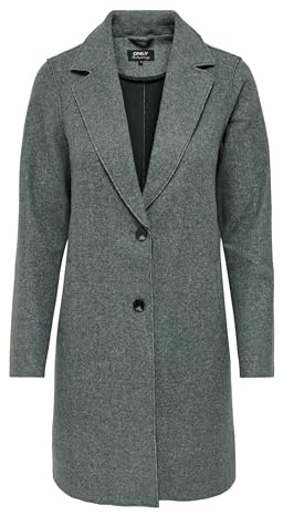 ONLY Onlcarrie Coat Bonded Coat OTW NOOS 15213300, Balsam Green/Melange, M para Mujer