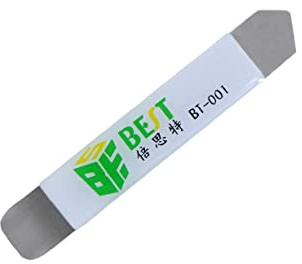 Mr. Gadget's Solutions Herramienta de apertura con raspador flexible de silicona, abridor de LCD de metal fino, herramienta profesional para reparar dispositivos electrónicos