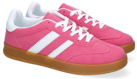 89099 Zapatilla Deportiva de Mujer, Elegante, Dia a Dia, Diseno Moderno Que combina Comodidad y Estilo, Ideales para Cualquier Ocasion. Fucsia Talla 40