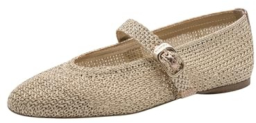 Tamaris Donna ballerina con cinturino piatta metallico 40 EU