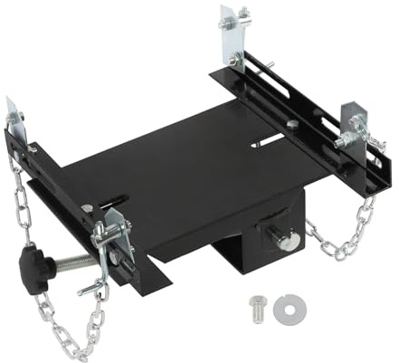 GXYWADY Transmission Floor Jack Adapter 1100 lbs/0.5 Ton Capacity Hydraulic Floor Jack Conversion Double Safety Chains for Passenger Cars Light-Duty Truck Transmissions