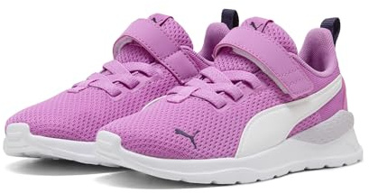 PUMA Anzarun Lite Kids Sneaker 33, Mauve Pop White Deep Plum Pink Purple