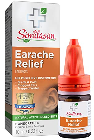 Similasan Earache Relief Ear Drops 0.33 Ounce Bottle, #1 Pharmacist Recommended for Ear Pain