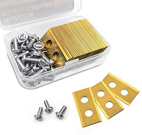 LURICO Rasenmäher Klingen, 30 x Mähroboter Messer 0.82mm, für Worx Landroid Klingen, für Landroid Messer, Kompatibel mit Worx Landroid, LandXcape, Zoef Robot, Einhell, Kress