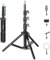 TARION Treppiede per Illuminazione Studi Fotografici: Mini Supporto da Tavolo Fotografica 130cm Leggero Pieghevole Compatto per Studio Fotografico Smartphone All'aperto Anello luminoso(TLS-02)