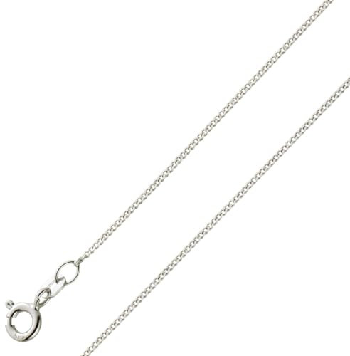 Panzerkette 1,1mm Weißgold 585 14Karat massiv poliert 42