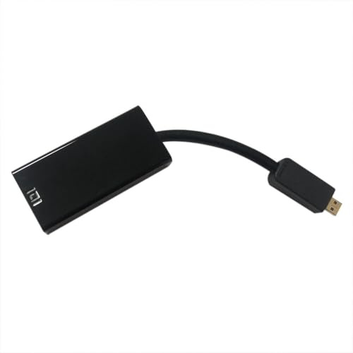 ZAHARA Ethernet Extension Adapter for Mini HDMI USB to VGA Ethernet LAN Adapter Cable