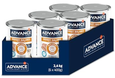 Advance Diets Comida Húmeda para Perros - Weight Balance - 6 latas x 400g