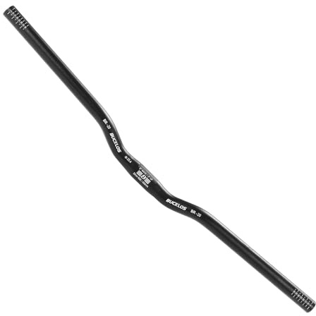 AEYINO Mountain Bike MTB Handlebars 25.4mm - 20/40/60/80/100mm Rise MTB Aluminum Alloy Handlebar - 720/620mm Extra Long Bicycle Riser HandleBars for E-Bike Folding Bike Downhill Racing.