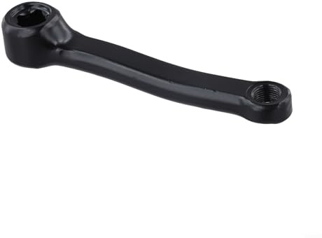 Set di pedivelle per cyclette, 127 mm, foro quadrato in ferro, compatibile con cicli di fitness indoor e attrezzature per l'allenamento a casa, parti di ricambio sinistra e destra (manovella destra)
