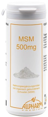 ALLPHARM MSM 500 mg Kapseln, 100 pz Capsule