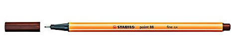 STABILO Fineliner Point 88, 88/45, 3 Stück, Grün