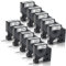 UniPlus 10x Kompatibel für Dymo D1 12mm 45013 45013s S0720530 Etikettenband Kompatibel für Dymo LabelManager 160 280 210D 360D 420P 500TS LabelPoint 150 100 250 LabelWriter 450 Duo, Schwarz auf Weiß