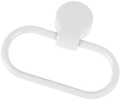 Generisch HandtuchstangeHandtuchhalter Handtuchringe Bad Handtuchring Wandmontierte Regale Handtuchhalter für Badezimmerwand Küchenwand Handtuchhaken zum Aufhängen Weiß Wandmontage