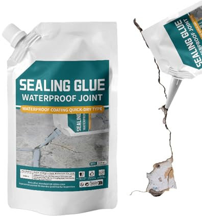 Remplissage De Fissures De Béton, 500ml De Scellant De Réparation De Béton Imperméable, Colle De Calfeutrage À Séchage Rapide, Adhésif De Scellement De Fissures De Ciment, Adhésif Fort Résistant Aux