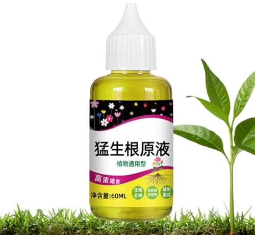 Attivatore Radicale | Fertilizzante Liquido 60ml Per Crescita Radici,Promotore Di Crescita Liquido Organico Per Fiori Frutti Alberi Prati Giardino Interno Ed Esterno