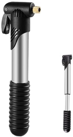 Pompe à cadre de vélo – Petite pompe à air pour vélo, pompe à vélo | Pompe à ballon à air, pompe portable pour vélos de route, et design avec aiguille à air pour vélos et vélos, pompe à air manuelle