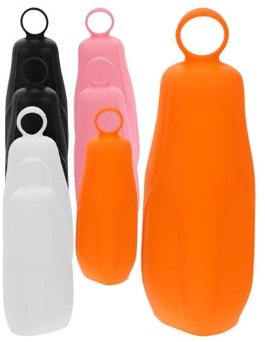 Gogogmee Set 8 Pezzi Copribottiglie da Viaggio in Silicone Anti-Perdita Custodia Elastica per Articoli da Toeletta Copribottiglie Ricaricabili Piccoli per Shampoo e Lozione Accessori