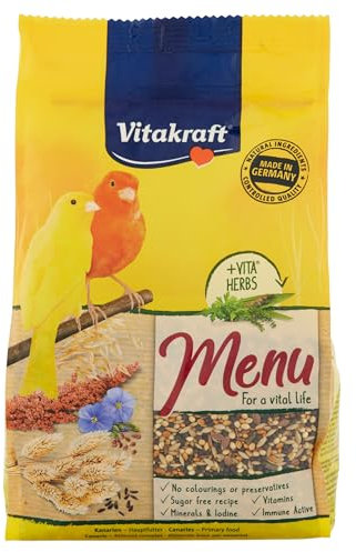 6 x Vitakraft Kanarienvogel-Menü, 500 g.
