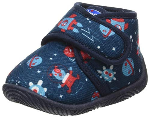Chicco, Pantuflas Niño, Zapatillas para la Guardería y la Casa con Cierre Cómodo Ajustable, Designed in Italy