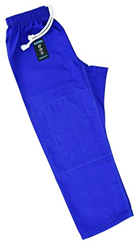 Playwell Kids Elite Judo Gi Training Pants (Trousers) - Blue (M1)