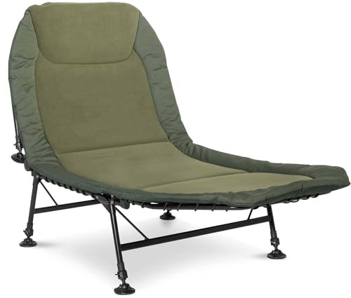 Dellonda Adjustable Bedchair with Fleece Mattress & Pillow - DL78