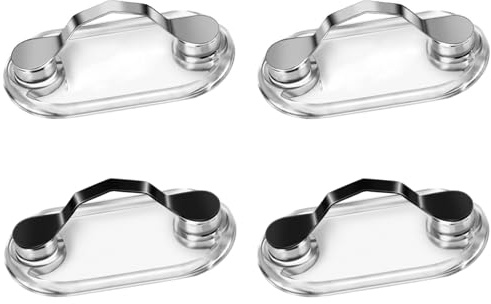 DBAILY Porte-Lunettes Magnétique,4pcs Support Magnétique Pour Lunettes Pratique Pour Lunettes Et Badges d'Identification Badge Objet Fixe