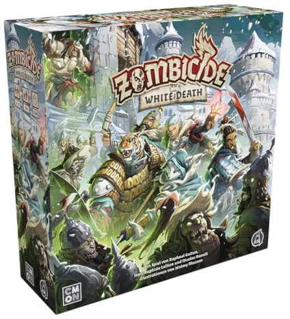 CMON, Zombicide: White Death, Grundspiel, Kennerspiel, Dungeon Crawler, 1-6 Spieler, Ab 14+ Jahren, 60 Minuten, Deutsch