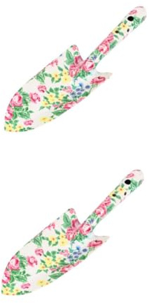 ibasenice 2 Palas De Jardinería con Estampado Paleta Pala De Mano Suministros De Jardinería Pala para Zanjas Semillas Excavadora De Agujeros para Postes Palas Herramienta para