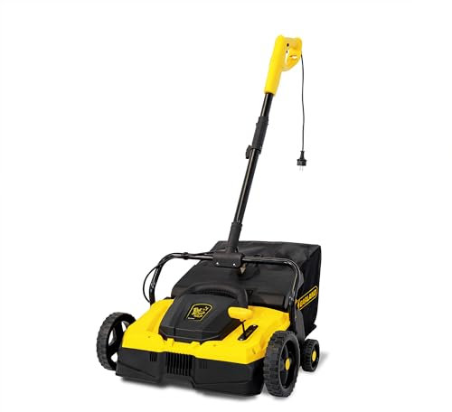 Garland Roll&Comb 402E-V24 | Peinadora Barredora Césped Artificial 1.500 W | Ancho 36 cm | Saco 35 L | Manillar Oscilante | Eléctrica Enchufable | Ideal Jardines Grandes