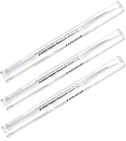 Bolígrafo de aceite para uñas con cepillo suave, bolígrafos de aceite para cutículas con ingredientes naturales para el cuidado de las uñas, previene grietas y sequedad, 3 uds.