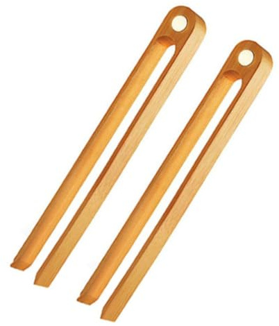 BlissfulAbode Clip de madera para alimentos con imán para adsorber el clip magnético para pan, cabeza redonda