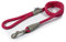 Ancol Viva Reflective Rope and Leather Snap Dog Lead - Pink - Durable Weatherproof Poly Weave Puppy Walking Accessory - 1.07m x 12mm