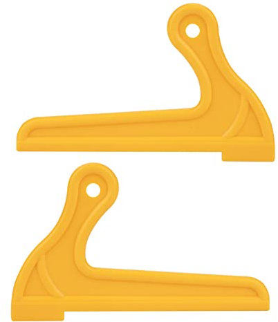 Ouitble Schiebestöcke,Tischkreissägen-Schubstöcke, 2 Stück V-förmige Holzsäge-Schiebestöcke für Zimmermannstisch-Arbeitsblattfräser