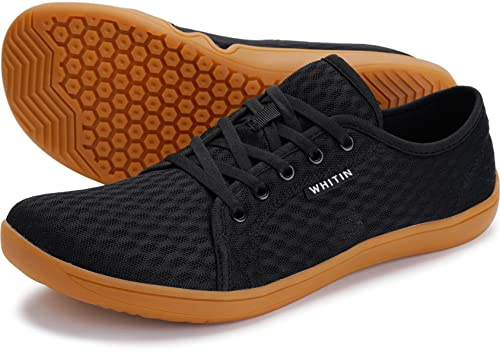 WHITIN Women's Water Shoes Quick Dry Aqua Minimalist Barefoot Sneakers Size 8 Minimus Beach Swim River Yoga Hiking Running Sport Athletic Slip-on Kayak Boating Comfy Zapatos Female Black Gum 39