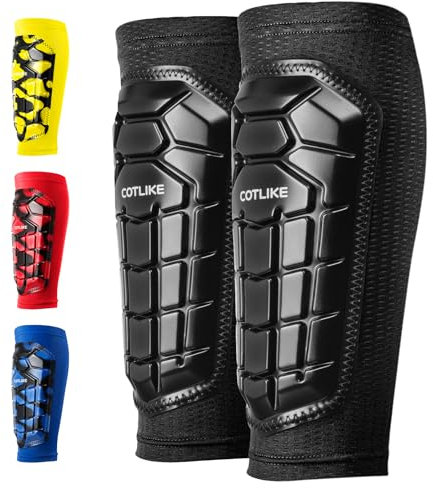 Soccer Shin Guards Kids Youth, Ski Shin Guard Sleeves for Boys Girls Adults Men Women, Protective Soccer Equipment for 2-18 Years Old Boys Girls, High Impact Resistant Breathable Comfortable - XXS