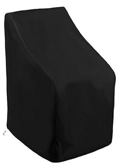 kyaoayo Schutzhülle für Gartenstühle, Gartenstuhl Stapelstuhl Abdeckung 89 * 89 * 120cm, Wasserdicht kältebeständige UV-beständig Schutzhülle Aus 210D Oxford, für Balkonstühle, Gartensessel (2)