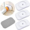 Baby Sicherheits Wandschutz Pads,Baby Wand Saver Ohne Bohren für Baby Treppengitter Türschutzgitter,Wandschutz für Baby Ohne Bohren,für Vorhänge, Zäune,Kleiderbügel,Stiegengitter,Schutzkinder,4PC