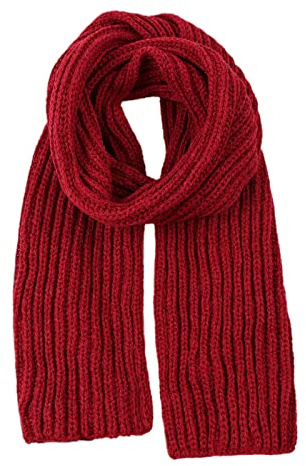 Pesaat Women Long Scarf Winter Men Knit Scarf Fashion Ladies Warm Shawl Warps Solid Chunky Cable Knitted