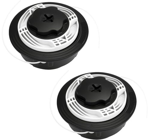 OUZHOU 2 Stück Mähkopf für Stihl Motorsense Autocut C6-2, Mähkopf Fadenkopf für Stihl Autocut, Mähkopf mit Doppelgewinde M8X1,25 für die meisten Rasenmäher und Freischneider