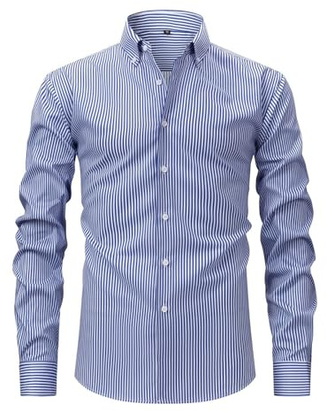 Camisa Manga Larga Hombre Camisas Blanca Corta Cuadros Spagnolo sobre Hombres Antiarrugas Slim Fit De Lino Azul Marino Verde Non Iron Sobrecamisa Amarilla Shirts for Men Traje Roja
