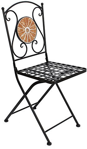 FRANK FLECHTWAREN Gartenstuhl, Bistrostuhl, Klappstuhl Mosaik dazu passender Tisch Mosaik separat zu bestellen mit Best.Nr.- B003ETV5TY