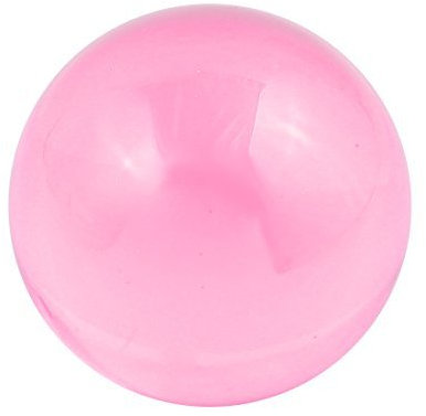 N/A 60mm Diamètre Solide Ronde Acrylique Sphère Plexiglass Boule Ornement Rose