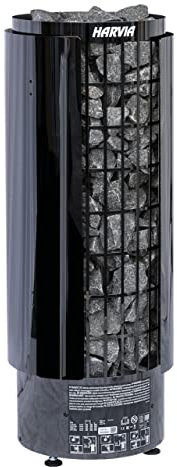 Harvia Schutzwand HPC11M Cilindro Black Steel -Saunaofen