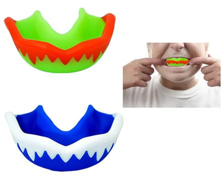 SHAPEPOTY 2er Pack Mundschutz Boxen, Mundschutz Für Kampfsport, Zahnschutz Für Boxen Und Rugby