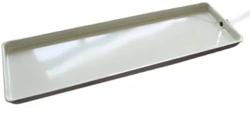 WXQTM Bandeja Drenaje para Fan Coil Aire Acondicionado Dispositivo Móvil Recogida Agua con Orificios para Sistemas Bomba Calor Aire Acondicionado (131x24x3cm)