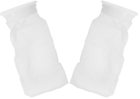 ROMISBABA 2 Piezas Tapa Filtro Nylon para Tonel IBC Cubierta Malla Reutilizable para Tanque Lluvia Protección contra Fugas y Compatible para Barriles de Agua