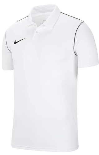 NIKE Mens Dri-fit Park Polo Shirt, White, M EU
