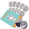 CAPMESSO Aluminiumfoliendeckel zur Wiederverwendung von Vertuolinkapseln Kaffeepads Kompatibel mit Nespresso VertuoLine Maschine 64 mm (100 / Packung) (100)